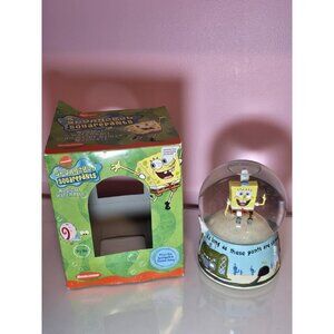 SpongeBob SquarePants Enesco 2003 Musical Snow Globe Theme Song Tested Working